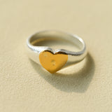 New Heart Series Heart Signet Ring