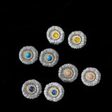 Buccellati-Inspired Daisy Ear Clip Stud Earrings