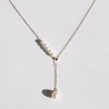 Y - chain Pearl Pendant Necklace - floysun