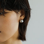 12/14mm Korean Artificial Pearl Ear Studs - floysun