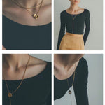 925 Silver Geometric Versatile Long Necklaces - floysun