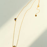 925 Silver Pea Lapis Lazuli Necklace - floysun