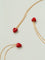 925 Silver Red Enamel Necklaces Love - floysun