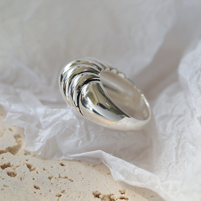925 Silver Scallop Ring - floysun