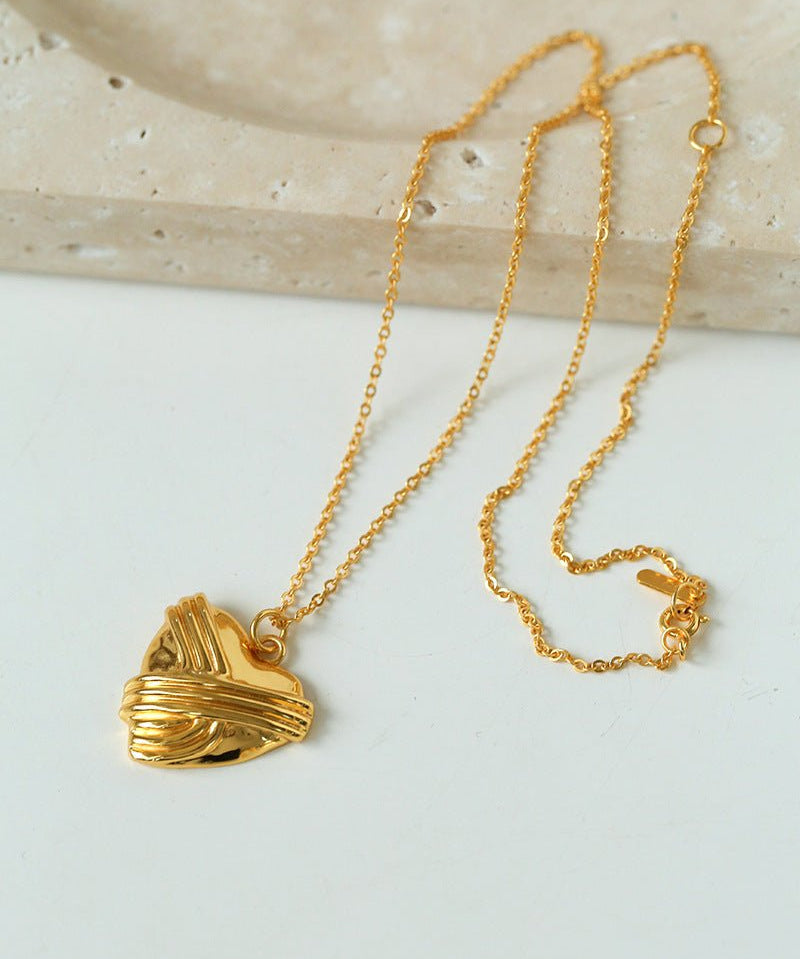 925 Silver Zongzi Love Necklace - floysun