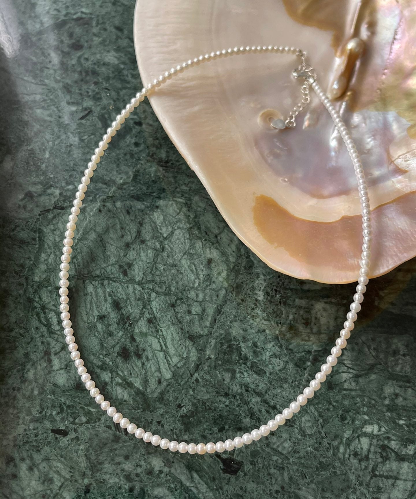 Aurora AK 2.5-3mm Freshwater Pearl Necklace - floysun