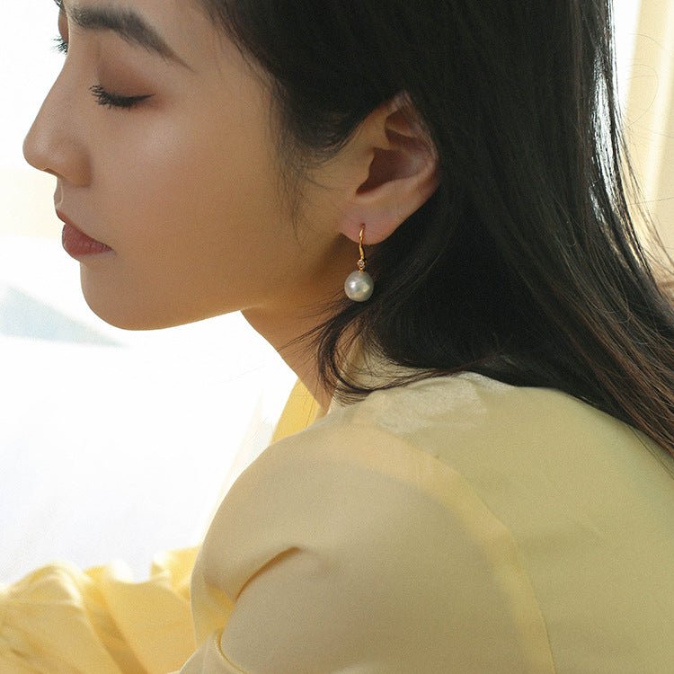 Baroque Pearl Drop Earrings - floysun