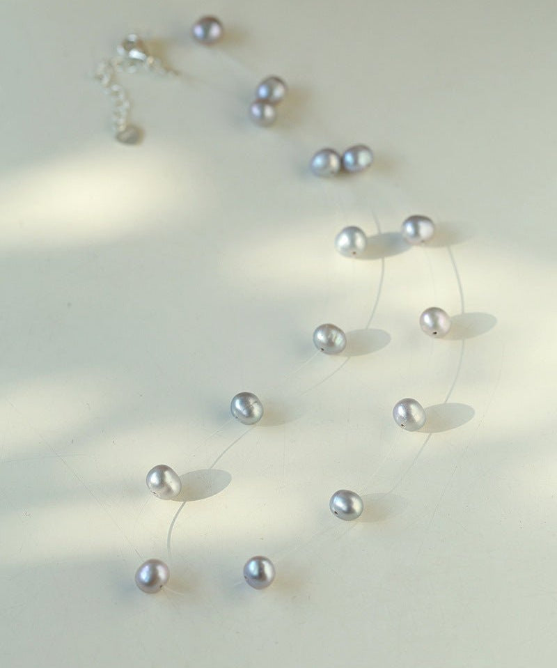 Celestial Dreams Single-layer Freshwater Pearl Necklace - floysun