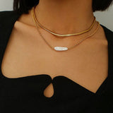Chain Baroque Pearl Necklace - floysun