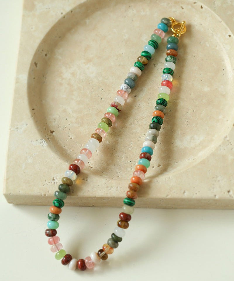 Colorful Stone Beaded Necklaces - floysun