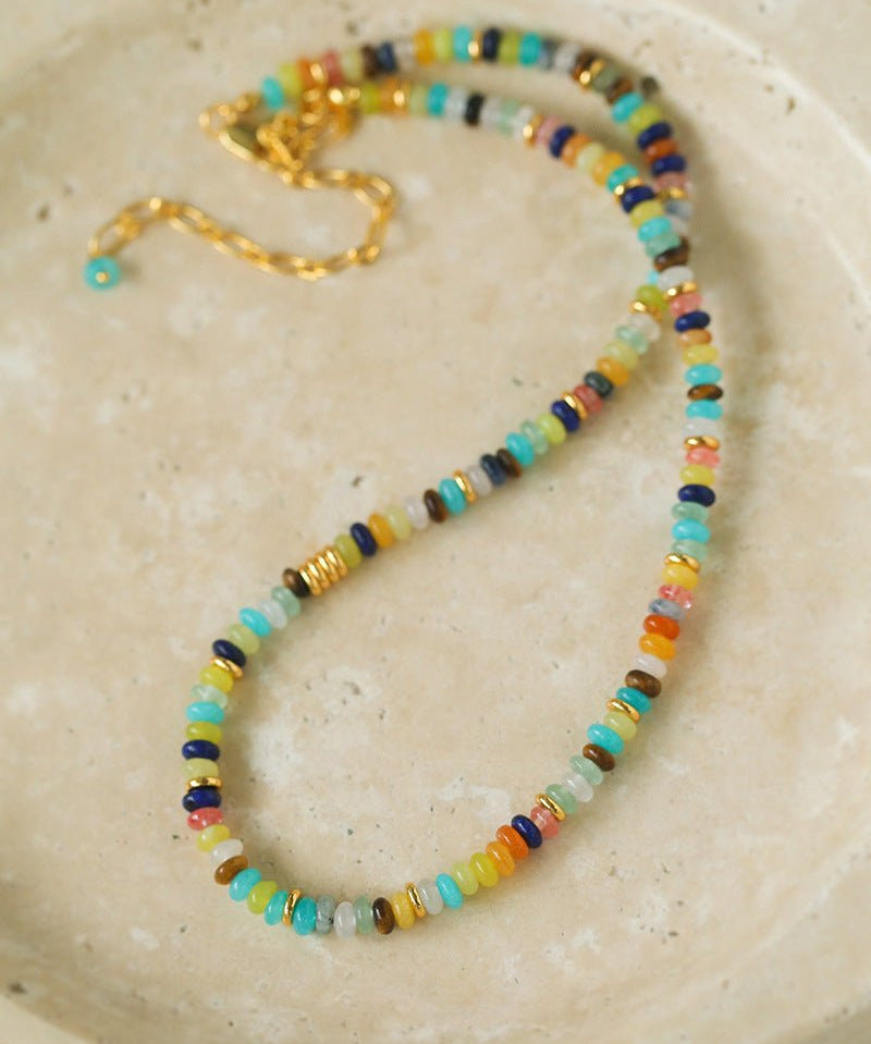 Colorful Stone Beaded Necklaces - floysun