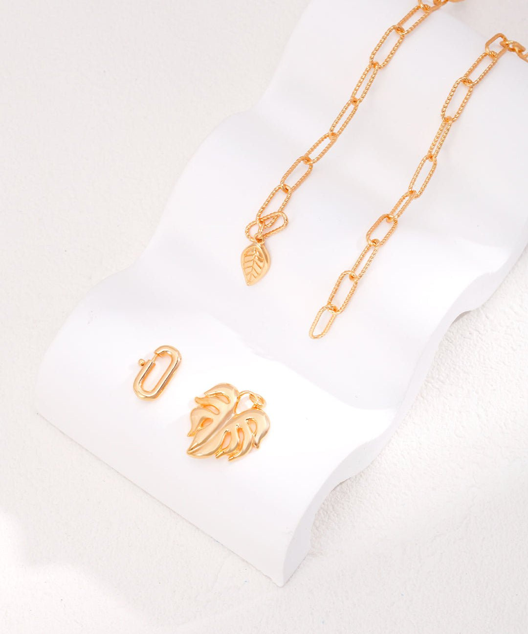 Gold Leaf Chain Pendants Necklaces - floysun