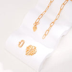 Gold Leaf Chain Pendants Necklaces - floysun