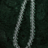 Handwoven White Crystal Magnetic Clasp Necklace - floysun