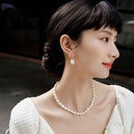 Irregular Baroque Pearl Earrings - floysun