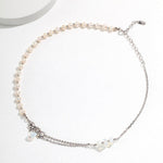 Irregular Pleated Design Series Pearl Necklace - floysun