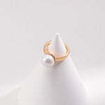 Minimalist French Pearl Ring - floysun