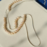 Minimalist Serpent Bone Chain Pearl Y Necklaces - floysun