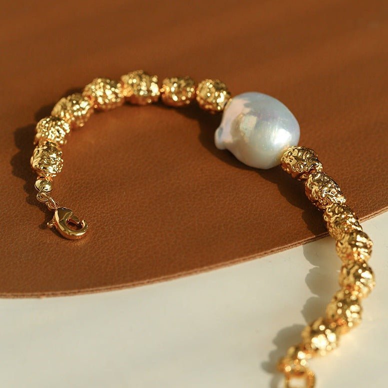Niche Metal Style Baroque Pearl Bracelets - floysun