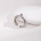 Plain Silver Oval Beanrings Ring - floysun