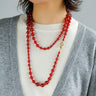 Red Agate Crystal Long Necklaces - floysun