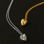 S925 Silver Irregular Small Love Pendant Necklace - floysun