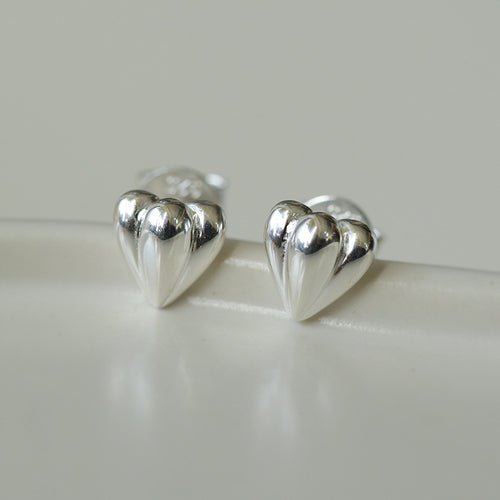 S925 Sterling Silver Love Heart Earrings - floysun