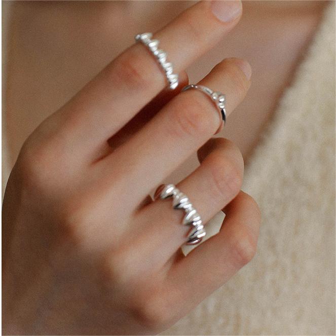 S925 Sterling Silver Multi Heart Ring - floysun