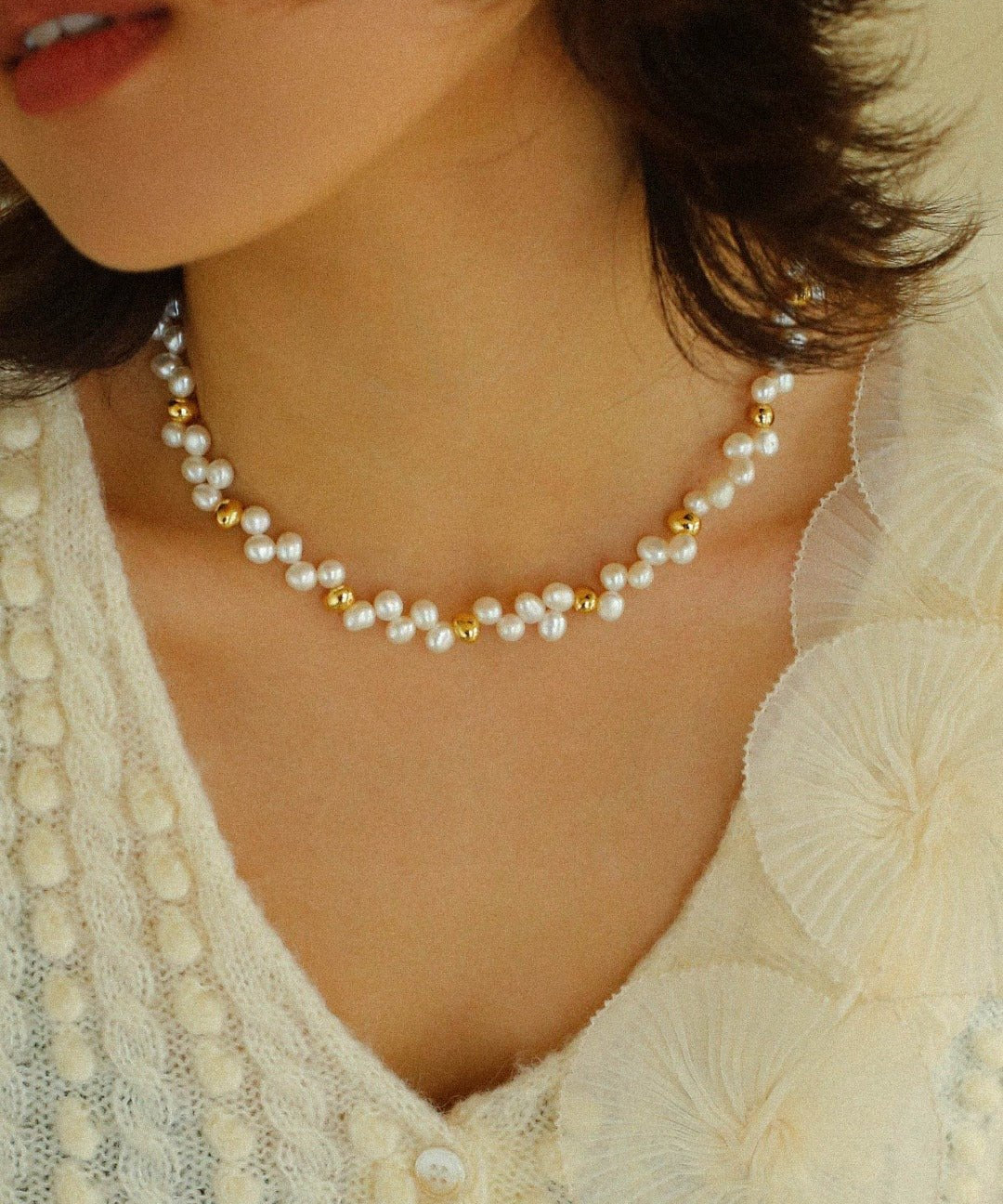 Serenade de Perles: French Wheat Elegance Necklaces - floysun