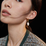 Shaped Baroque Pearl Earrings - floysun