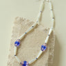 Shell Colored Glaze Necklace Bracelet Jewelry Set - floysun