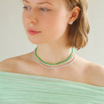 Shimmering Prism Sugar Crystal Necklace - floysun