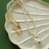 Simple Baroque Pearl Necklaces - floysun