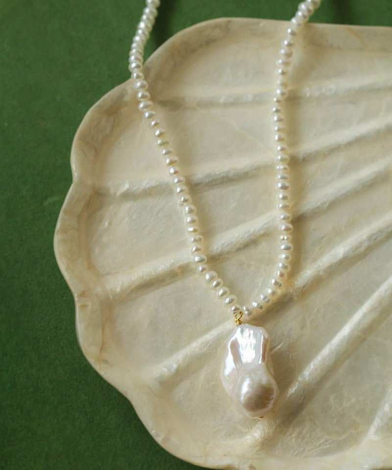 Simple Baroque Pearl Necklaces - floysun