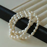 Simple Three-Layer Freshwater Pearl Bracelet - floysun