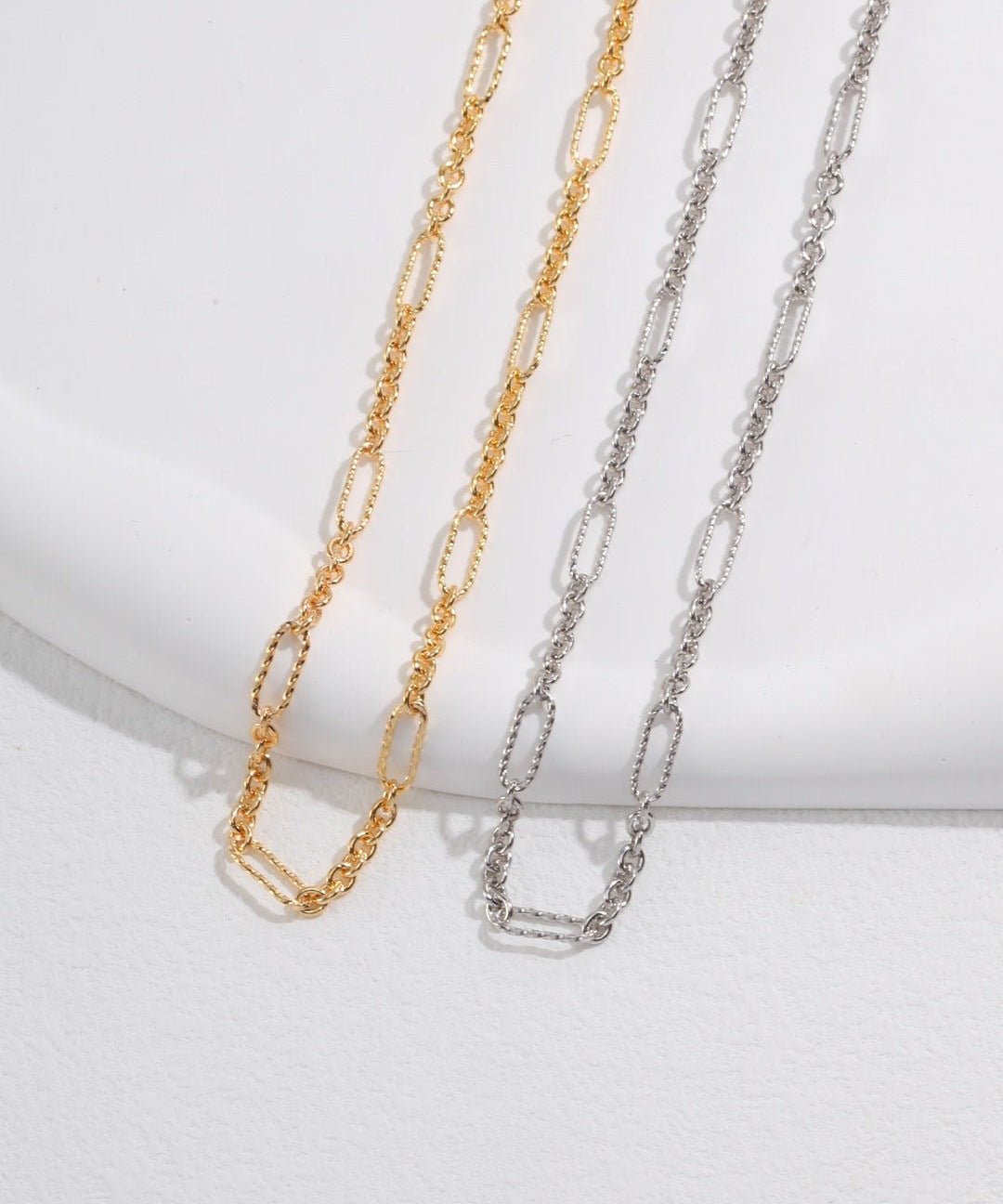 Sterling Silver Basic Chain Necklace - floysun