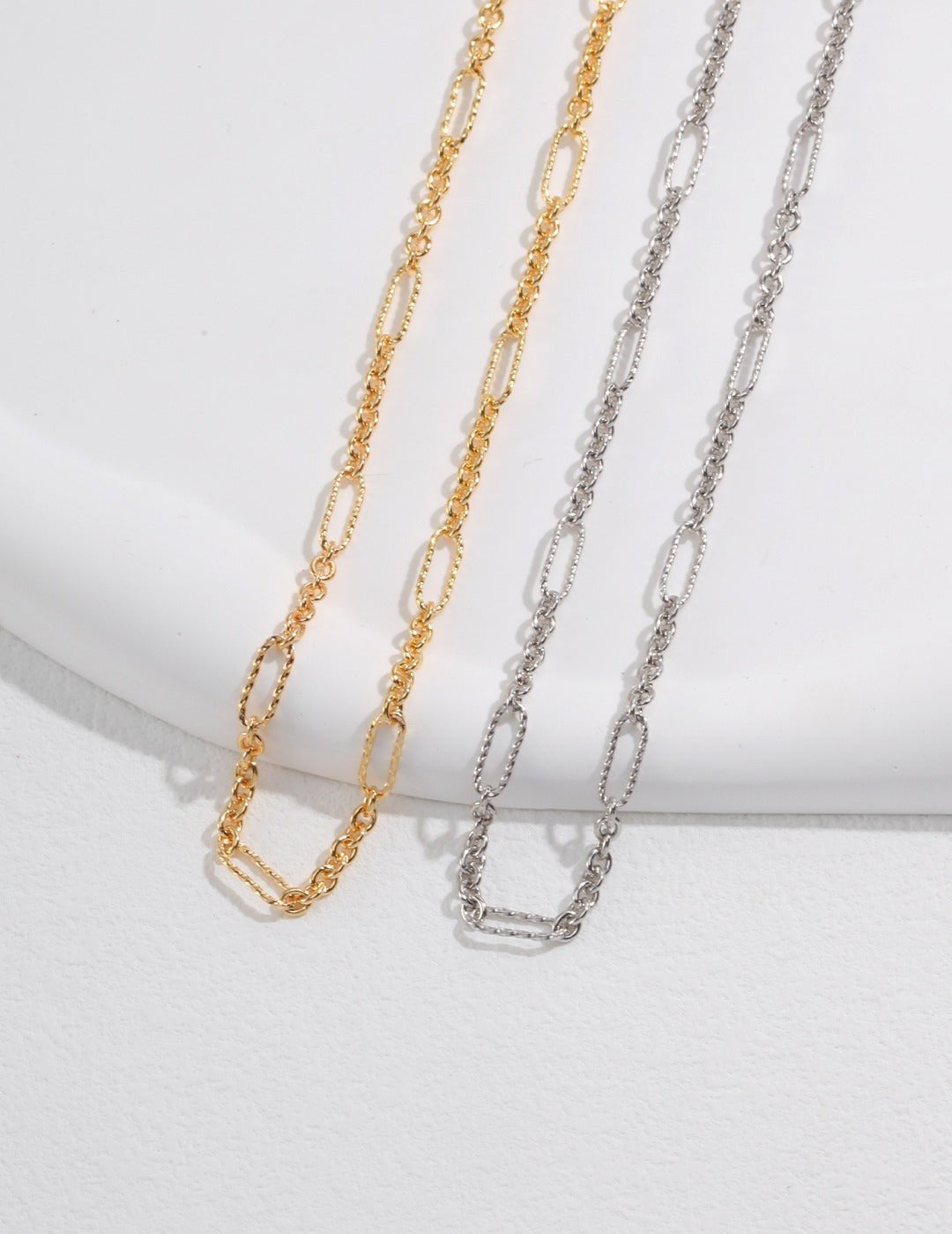 Sterling Silver Basic Chain Necklace - floysun