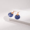 Sterling Silver Blue Aventurine Earrings - floysun