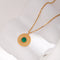 Sterling Silver Green Chalcedony Jewelry - floysun