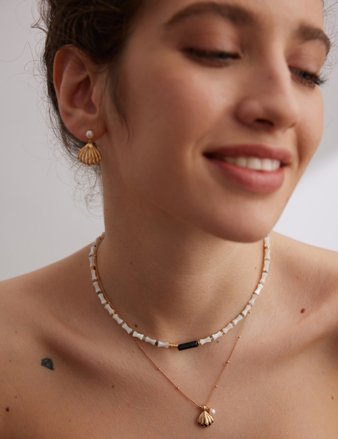 Sterling Silver Shell Pearl Necklaces - floysun