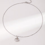 Sterling Silver Special-shaped Hollow Pearl Necklaces - floysun