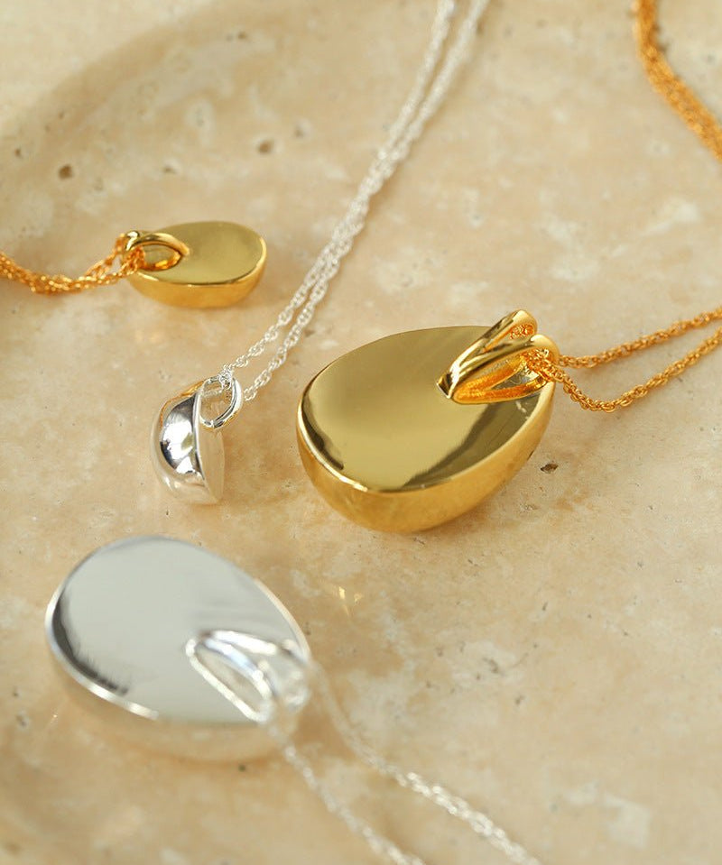 Stylish Large Water Drop Pendant Necklace - floysun