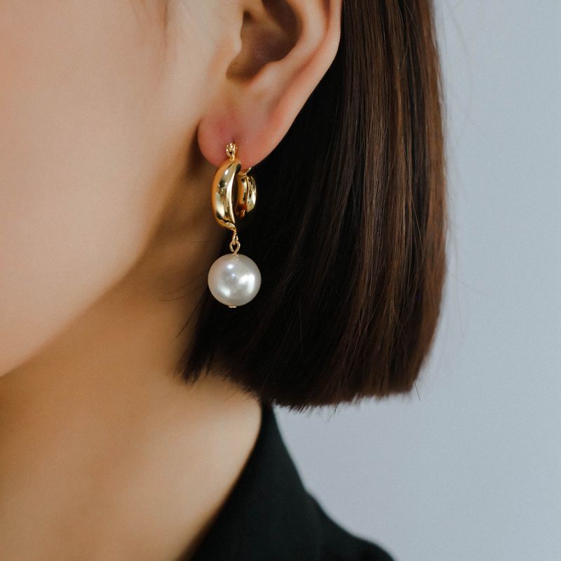 Vintage Pearl Eardrop Earrings - floysun